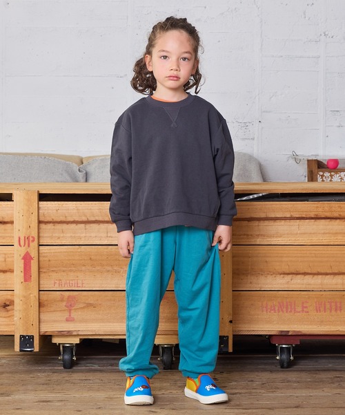 Life Support Products（ライフサポートプロダクツ）の「ムジガゼットトレーナー（スウェット・キッズ・オフホワイト/ピンク/グリーン/キャメル/ホワイト系その他/チャコール/イエロー/パープル・80/90/95/100/110/120/130/140/150）」の11枚目の写真