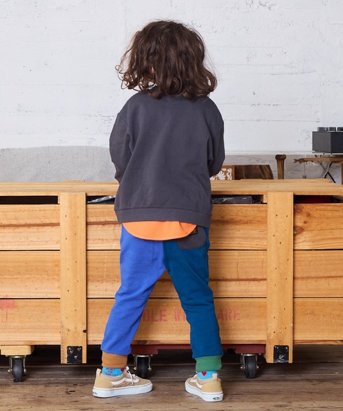 Life Support Products（ライフサポートプロダクツ）の「ムジガゼットトレーナー（スウェット・キッズ・オフホワイト/ピンク/グリーン/キャメル/ホワイト系その他/チャコール/イエロー/パープル・80/90/95/100/110/120/130/140/150）」の14枚目の写真