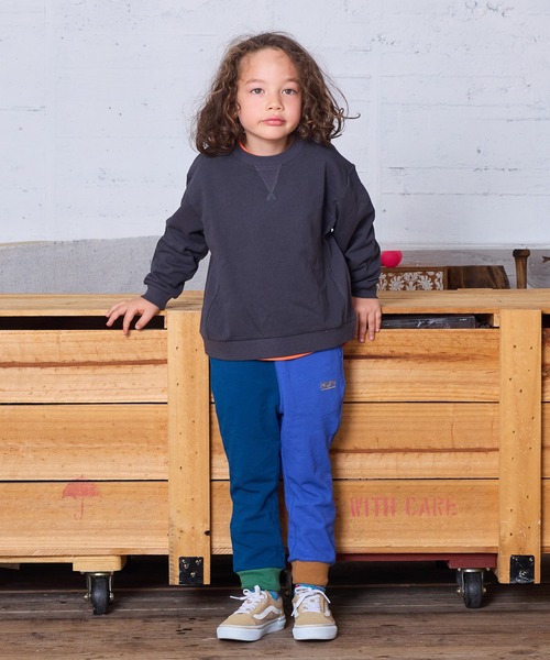 Life Support Products（ライフサポートプロダクツ）の「ムジガゼットトレーナー（スウェット・キッズ・オフホワイト/ピンク/グリーン/キャメル/ホワイト系その他/チャコール/イエロー/パープル・80/90/95/100/110/120/130/140/150）」の15枚目の写真