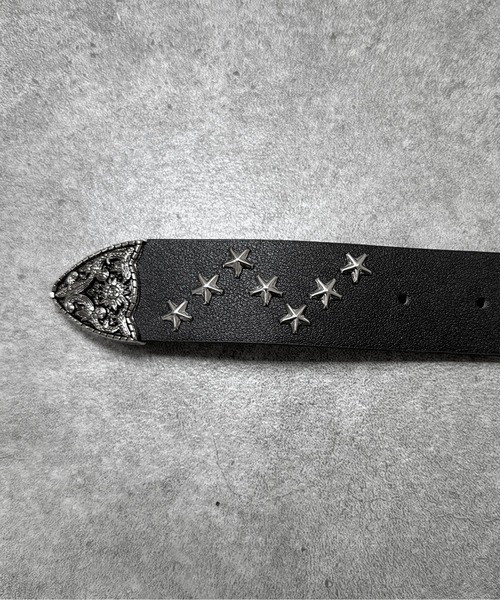jiasecond.（ジアセカンド）の「【jiasecond.】ウエスタンスタースタッズベルト / ベルト 服飾雑貨 Y2K グランジ スタッズ ウエスタン ヴィンテージ カジュアル メンズライク ブラック 合皮 合成皮革 ZOZOTOWN限定（ベルト・レディース・ブラック・FREE）」の5枚目の写真