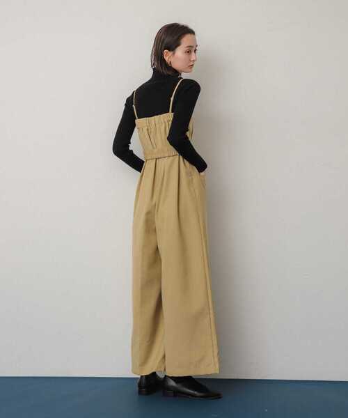 SENSE OF PLACE by URBAN RESEARCH（センスオブプレイスバイアーバンリサーチ）の「ベアオールインワン（サロペット/オーバーオール・レディース・グレー/ブラック/ベージュ・SMALL/MEDIUM）」の4枚目の写真