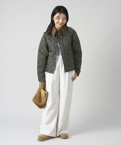 IENA（イエナ）の「Barbour/バブアー 130TH QUILTED SPEY JK ジャケット MQU1817（その他アウター・レディース・カーキ・36/38）」の2枚目の写真