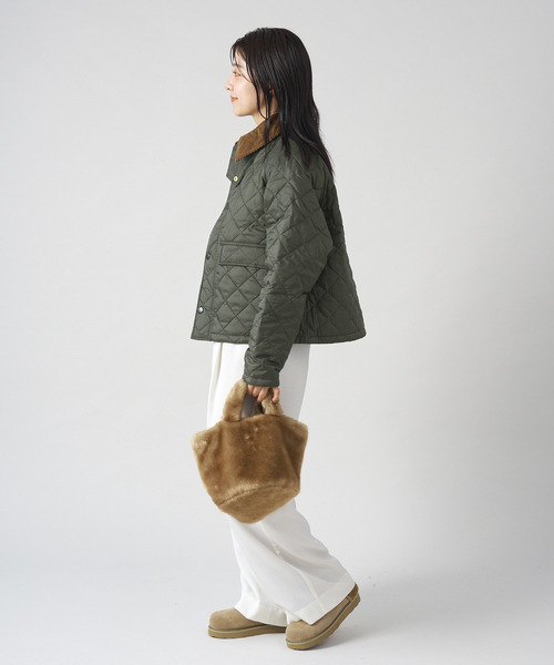 IENA（イエナ）の「Barbour/バブアー 130TH QUILTED SPEY JK ジャケット MQU1817（その他アウター・レディース・カーキ・36/38）」の3枚目の写真