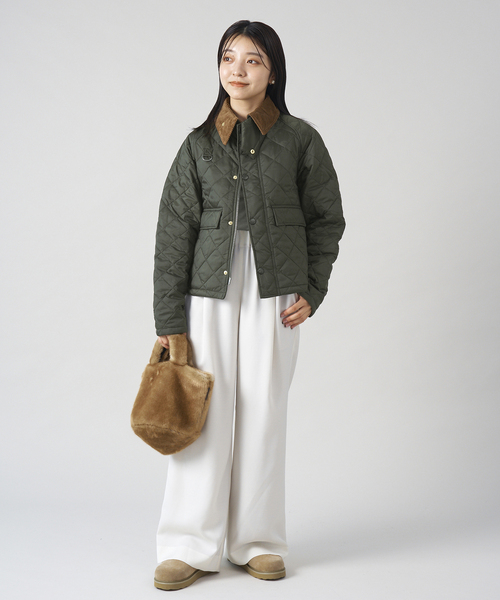 IENA（イエナ）の「Barbour/バブアー 130TH QUILTED SPEY JK ジャケット MQU1817（その他アウター・レディース・カーキ・36/38）」の5枚目の写真