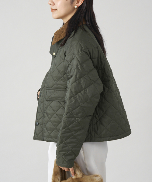 IENA（イエナ）の「Barbour/バブアー 130TH QUILTED SPEY JK ジャケット MQU1817（その他アウター・レディース・カーキ・36/38）」の8枚目の写真