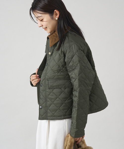 IENA（イエナ）の「Barbour/バブアー 130TH QUILTED SPEY JK ジャケット MQU1817（その他アウター・レディース・カーキ・36/38）」の10枚目の写真