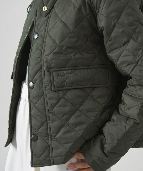 IENA（イエナ）の「Barbour/バブアー 130TH QUILTED SPEY JK ジャケット MQU1817（その他アウター・レディース・カーキ・36/38）」の13枚目の写真