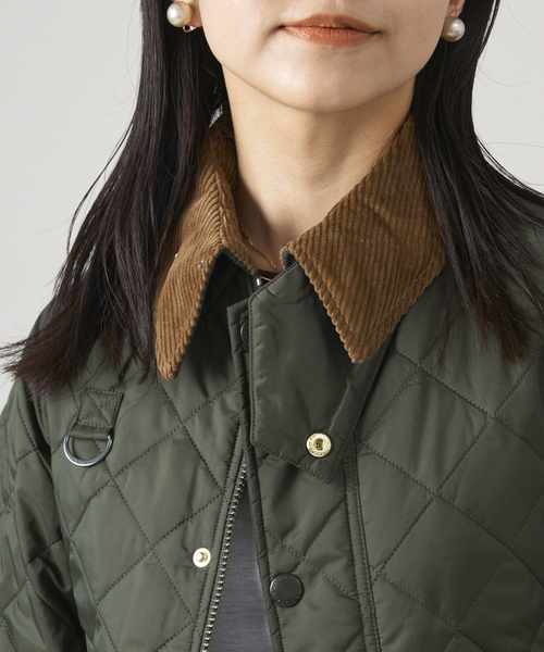 IENA（イエナ）の「Barbour/バブアー 130TH QUILTED SPEY JK ジャケット MQU1817（その他アウター・レディース・カーキ・36/38）」の15枚目の写真