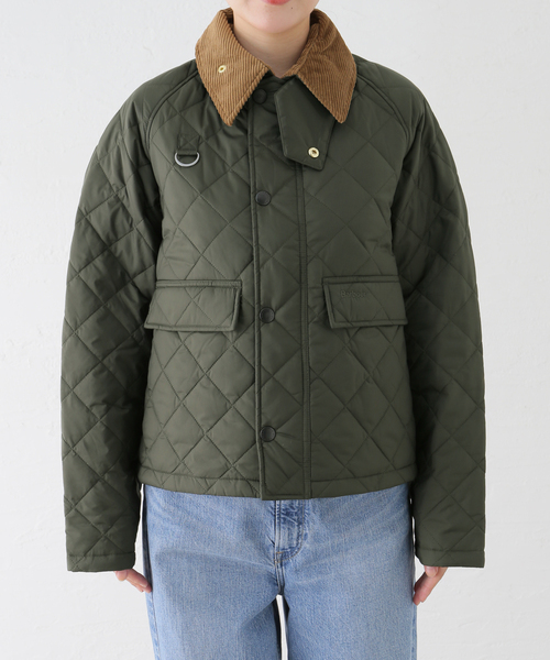 IENA（イエナ）の「Barbour/バブアー 130TH QUILTED SPEY JK ジャケット MQU1817（その他アウター・レディース・カーキ・36/38）」の17枚目の写真