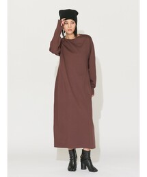 MIDIUMISOLID for Ladies ウエストシェイプコクーンワンピース