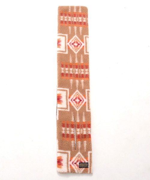 PENDLETON(ペンドルトン)の「PENDLETON ペンドルトン HARDING BOA MUFFLER ハーディング ジャガードボア マフラー(マフラー・レディース・オフホワイト/ブラック/ベージュ・FREE)」の6枚目の写真