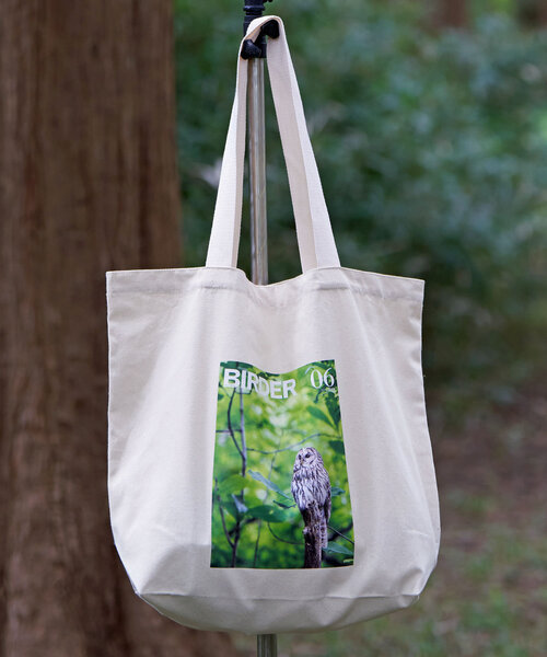 CIAOPANIC（チャオパニック）の「【WEB限定】【BIRDER×BIRDMANIA】雑誌転写バッグ（トートバッグ・レディース・ブルー/ホワイト/グリーン/オレンジ・FREE）」の4枚目の写真