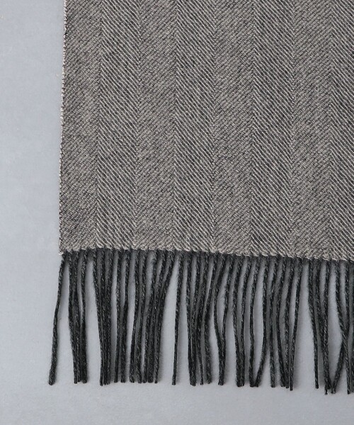 【セール】カシミヤ リバーシブル ヘリンボーン マフラー（マフラー）｜UNITED ARROWS（ユナイテッドアローズ）