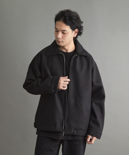 VIBGYOR(ヴィブジョー)の「【wit】メルトントラッカーJK(CN)(ブルゾン・メンズ・ブラウン/グリーン/ブラック・MEDIUM/LARGE)」の2枚目の写真