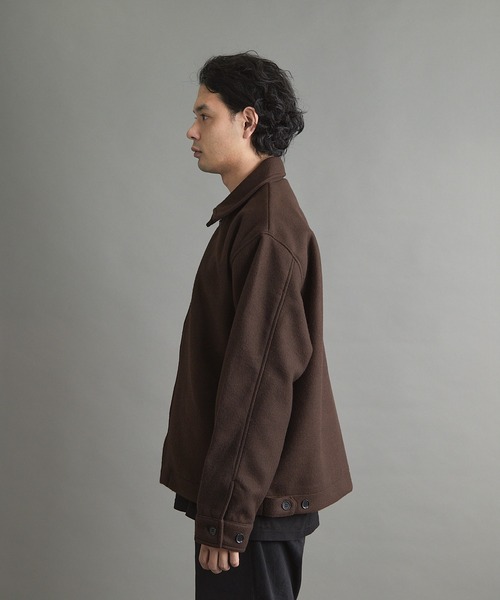 VIBGYOR(ヴィブジョー)の「【wit】メルトントラッカーJK(CN)(ブルゾン・メンズ・ブラウン/グリーン/ブラック・MEDIUM/LARGE)」の14枚目の写真