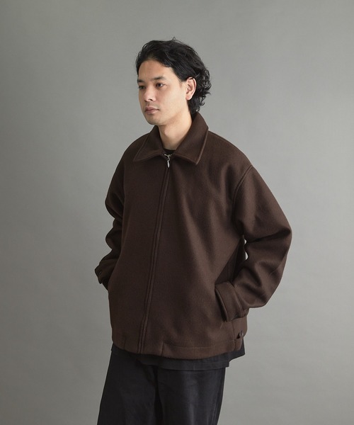 VIBGYOR(ヴィブジョー)の「【wit】メルトントラッカーJK(CN)(ブルゾン・メンズ・ブラウン/グリーン/ブラック・MEDIUM/LARGE)」の17枚目の写真