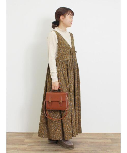 Samansa Mos2（サマンサ モスモス）の「3WAYサッチェルバッグ（ハンドバッグ・レディース・ブラック/ブラウン・F）」の5枚目の写真