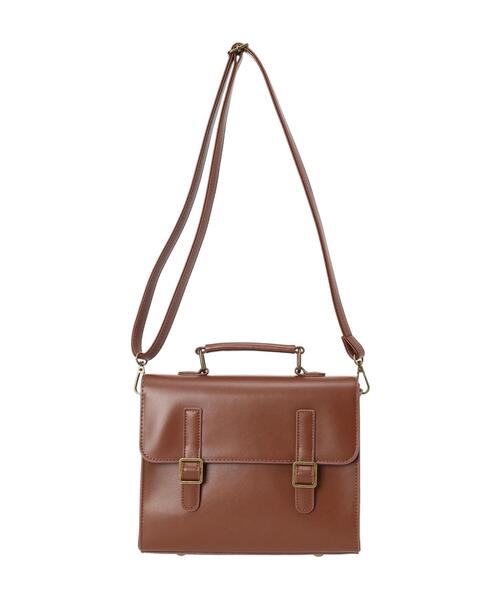 Samansa Mos2（サマンサ モスモス）の「3WAYサッチェルバッグ（ハンドバッグ・レディース・ブラック/ブラウン・F）」の21枚目の写真