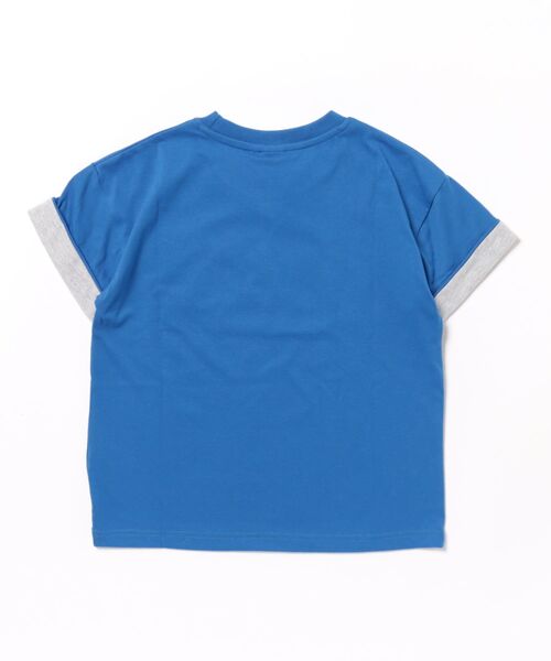 CONVERSE（コンバース）の「CONVERSE/コンバース　スニーカープリント半袖Tシャツ（Tシャツ/カットソー・キッズ・ブルー/モカ・160/150/140/130）」の3枚目の写真