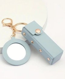 Fun & Daily（ファンアンドデイリー）の「F&D : リップケース＆ミラーバッグチャーム（キーホルダー）」