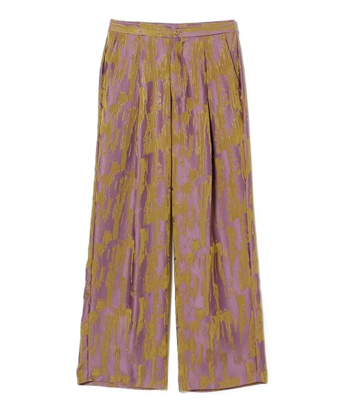 B:MING by BEAMS（ビーミングバイビームス）の「ジャカード パンツ（S～M）（その他パンツ・レディース・パープル/ブラック・MEDIUM/SMALL）」の15枚目の写真