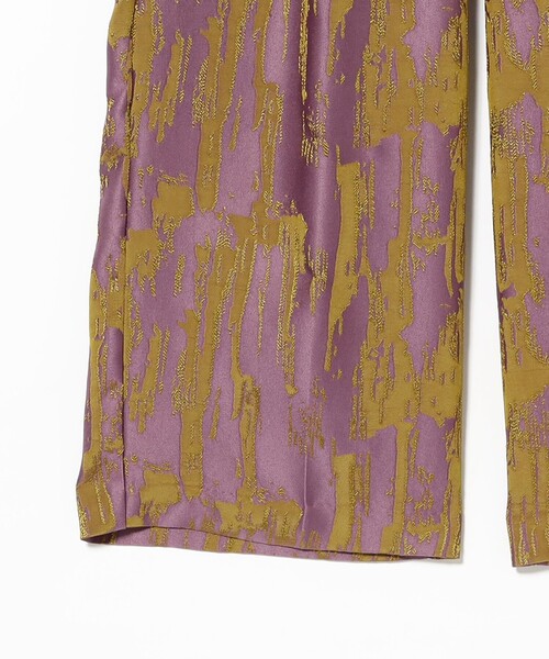 B:MING by BEAMS（ビーミングバイビームス）の「ジャカード パンツ（S～M）（その他パンツ・レディース・パープル/ブラック・MEDIUM/SMALL）」の18枚目の写真