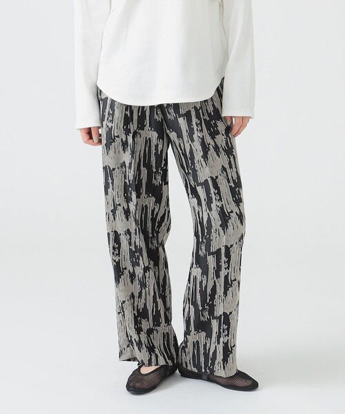 B:MING by BEAMS（ビーミングバイビームス）の「ジャカード パンツ（S～M）（その他パンツ・レディース・パープル/ブラック・MEDIUM/SMALL）」の22枚目の写真