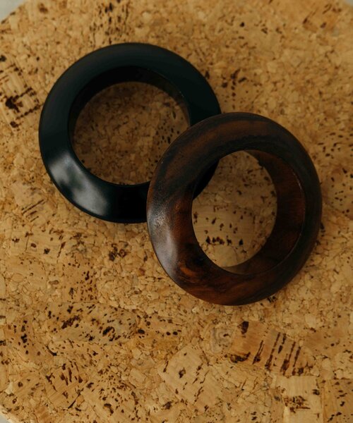 Lui's（ルイス）の「ウッドバングル（ブレスレット・レディース・ブラウン/ブラック・FREE）」の18枚目の写真