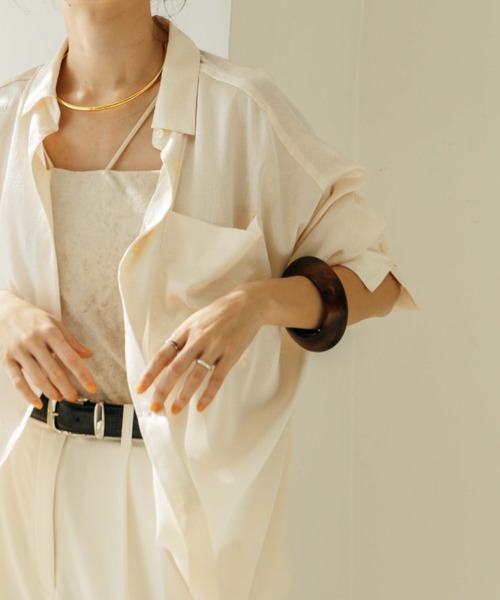 Lui's（ルイス）の「ウッドバングル（ブレスレット・レディース・ブラウン/ブラック・FREE）」の10枚目の写真