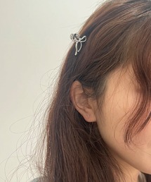 hugi（ハギ）の「MINI RIBBON CLIPS/ミニリボンヘアクリップ（ヘアピン）」