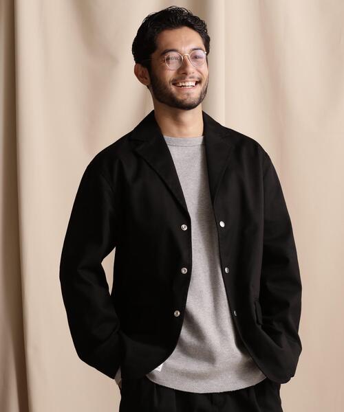 Schott(ショット)の「Schott/ショット/TC 3B JACKET/ティーシー 3ボタン ジャケット(テーラードジャケット・メンズ・グレー/カーキ/ブラック・2XL/XL/M/L)」の2枚目の写真