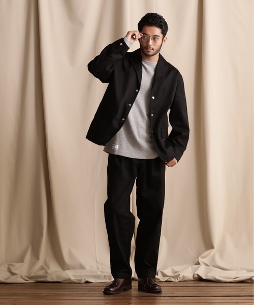 schott（ショット）の「Schott/ショット/TC 3B JACKET/ティーシー 3ボタン ジャケット（テーラードジャケット・メンズ・グレー/カーキ/ブラック・2XL/XL/M/L）」の15枚目の写真