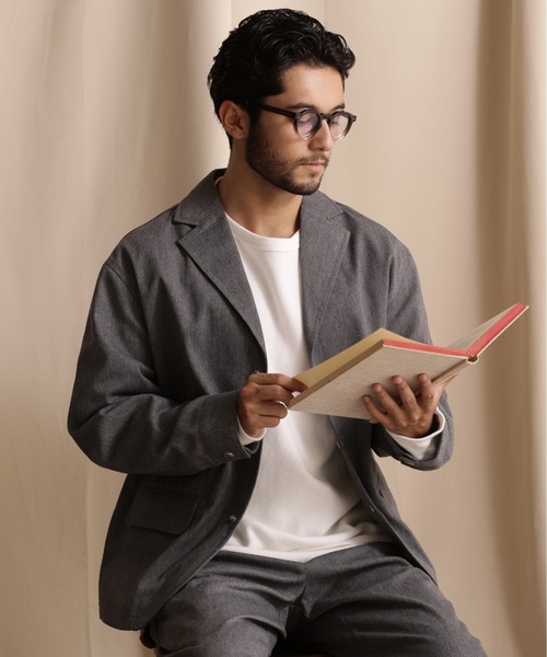 schott（ショット）の「Schott/ショット/TC 3B JACKET/ティーシー 3ボタン ジャケット（テーラードジャケット・メンズ・グレー/カーキ/ブラック・2XL/XL/M/L）」の13枚目の写真