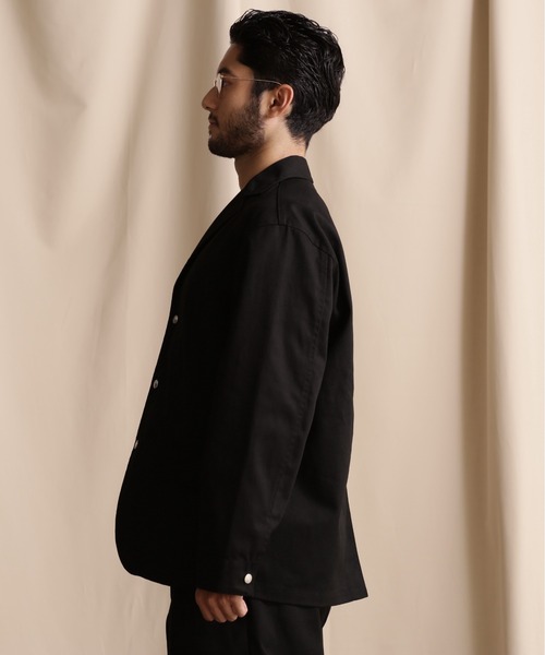 schott（ショット）の「Schott/ショット/TC 3B JACKET/ティーシー 3ボタン ジャケット（テーラードジャケット・メンズ・グレー/カーキ/ブラック・2XL/XL/M/L）」の4枚目の写真