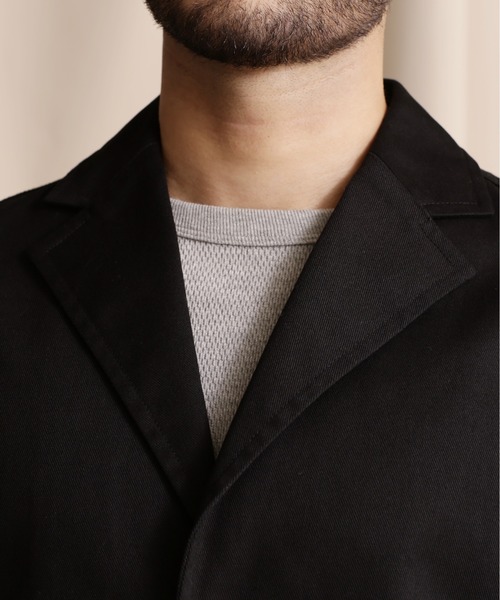 schott（ショット）の「Schott/ショット/TC 3B JACKET/ティーシー 3ボタン ジャケット（テーラードジャケット・メンズ・グレー/カーキ/ブラック・2XL/XL/M/L）」の6枚目の写真