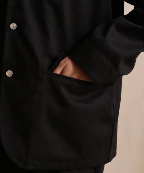 schott（ショット）の「Schott/ショット/TC 3B JACKET/ティーシー 3ボタン ジャケット（テーラードジャケット・メンズ・グレー/カーキ/ブラック・2XL/XL/M/L）」の8枚目の写真