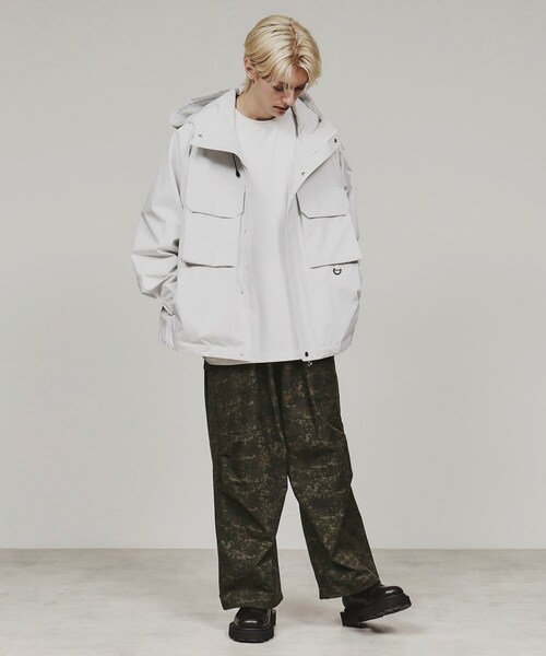 tk.TAKEO KIKUCHI(ティーケータケオキクチ)の「デジカモプリントワイドカーゴパンツ(カーゴパンツ・メンズ・グレー系その他5/カーキ系3・01/02/03)」の17枚目の写真