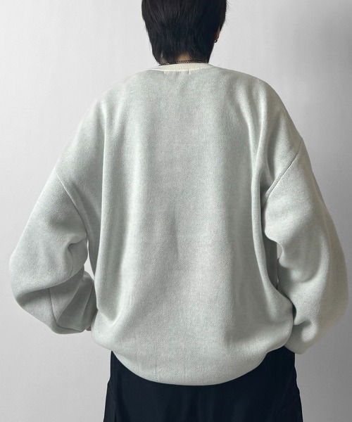 Mark Gonzales(マーク・ゴンザレス)の「マークゴンザレスジャガードニット(ニット/セーター・レディース・グリーン/オフホワイト/ホワイト系その他/ブラック系その他/ブルー系その他/ブラック・M/L)」の15枚目の写真