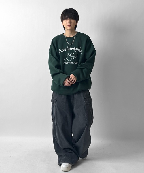 Mark Gonzales(マーク・ゴンザレス)の「マークゴンザレスジャガードニット(ニット/セーター・レディース・グリーン/オフホワイト/ホワイト系その他/ブラック系その他/ブルー系その他/ブラック・M/L)」の16枚目の写真