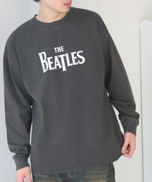 【THE BEATLES/ザ ビートルズ】ヴィンテージライク ピグメント加工 ロングスリーブTシャツ
