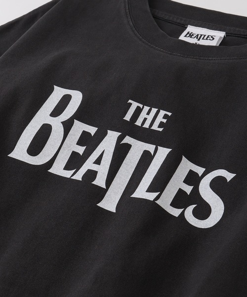 The Beatles(ザビートルズ)の「【THE BEATLES/ザ ビートルズ】ヴィンテージライク ピグメント加工 ロングスリーブTシャツ(Tシャツ/カットソー・メンズ・オフホワイト/ネイビー/チャコール・LL/L/M)」の11枚目の写真