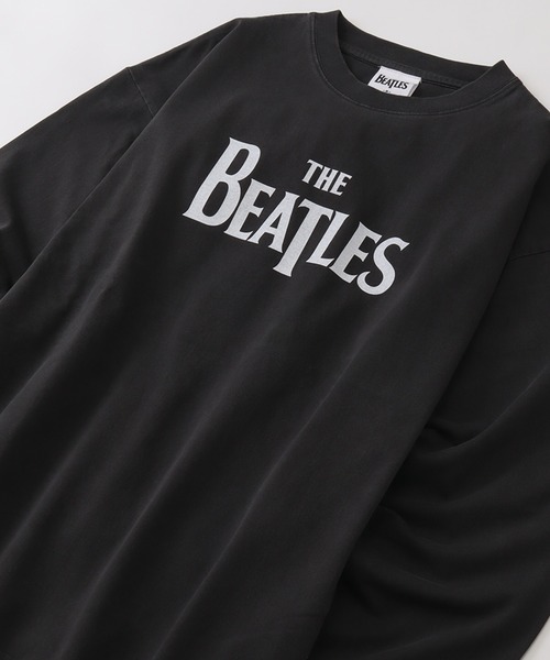 The Beatles(ザビートルズ)の「【THE BEATLES/ザ ビートルズ】ヴィンテージライク ピグメント加工 ロングスリーブTシャツ(Tシャツ/カットソー・メンズ・オフホワイト/ネイビー/チャコール・LL/L/M)」の8枚目の写真