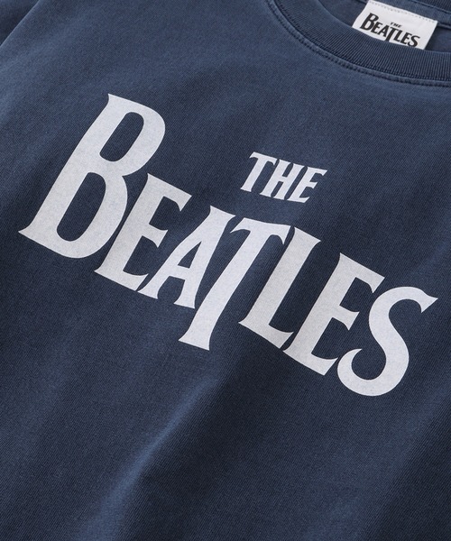 The Beatles(ザビートルズ)の「【THE BEATLES/ザ ビートルズ】ヴィンテージライク ピグメント加工 ロングスリーブTシャツ(Tシャツ/カットソー・メンズ・オフホワイト/ネイビー/チャコール・LL/L/M)」の12枚目の写真