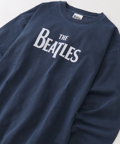 The Beatles(ザビートルズ)の「【THE BEATLES/ザ ビートルズ】ヴィンテージライク ピグメント加工 ロングスリーブTシャツ(Tシャツ/カットソー・メンズ・オフホワイト/ネイビー/チャコール・LL/L/M)」の9枚目の写真
