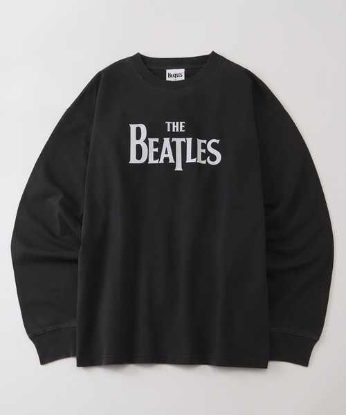 The Beatles(ザビートルズ)の「【THE BEATLES/ザ ビートルズ】ヴィンテージライク ピグメント加工 ロングスリーブTシャツ(Tシャツ/カットソー・メンズ・オフホワイト/ネイビー/チャコール・LL/L/M)」の4枚目の写真
