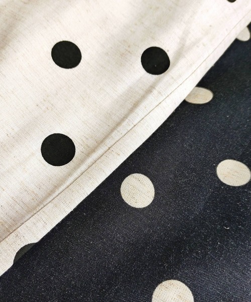 Q（キュー）の「ドット麻混パンツ（その他パンツ・レディース・ブラック系/カーキ系・MEDIUM）」の16枚目の写真