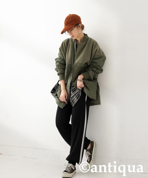 antiqua(アンティカ)の「サイドラインニットパンツ(その他パンツ・レディース・ブラック/グレー/ブラウン・LARGE/MEDIUM)」の6枚目の写真