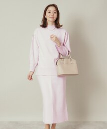 ITS'DEMO | 【通勤／手洗い可】ボトルネック×タイトスカートセットアップ(セットアップ)