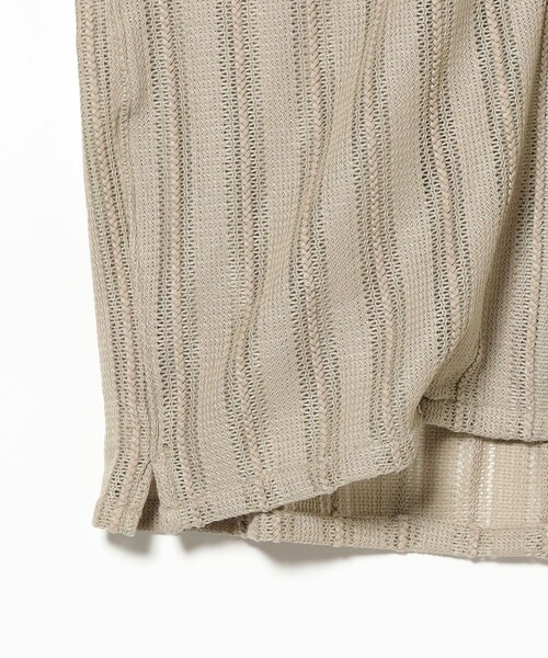 BEAMS（ビームス）の「メッシュ オープンカラーシャツ（シャツ/ブラウス・メンズ・ベージュ/ブラック系その他4・XL/L/M/S）」の20枚目の写真