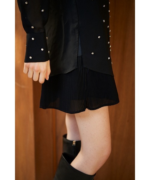 Estella.K(エステラケー)の「Odyssey Dress Set ラインストーンミニドレスSET(ワンピース・レディース・ブラック・FREE)」の11枚目の写真